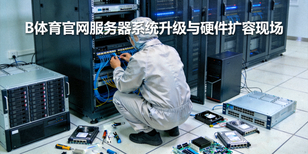 B体育官网服务器系统升级与硬件扩容现场工作图